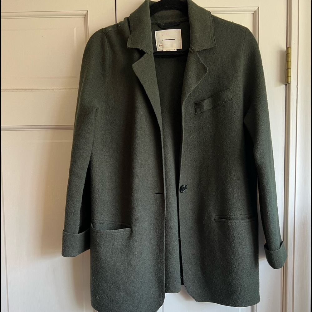 Anthropologie Woman’s dark green blazer